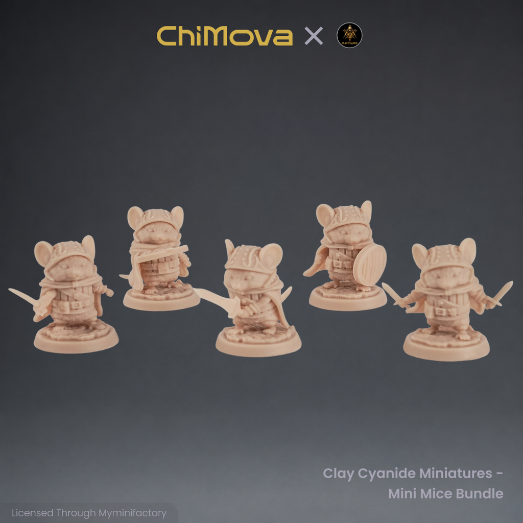 Clay Cyanide Miniatures: Mini Mice Bundle product image 3