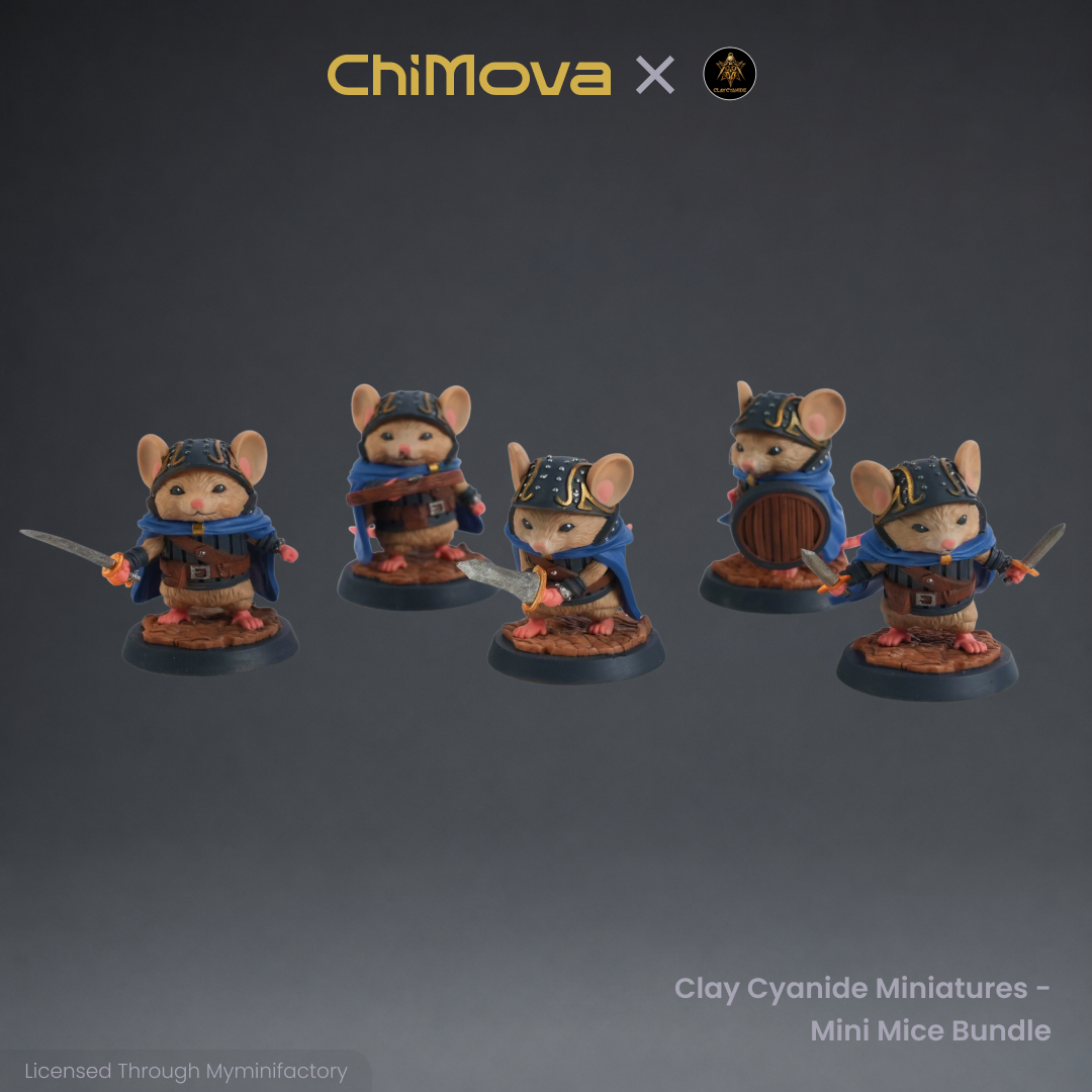 Clay Cyanide Miniatures: Mini Mice Bundle product image 7