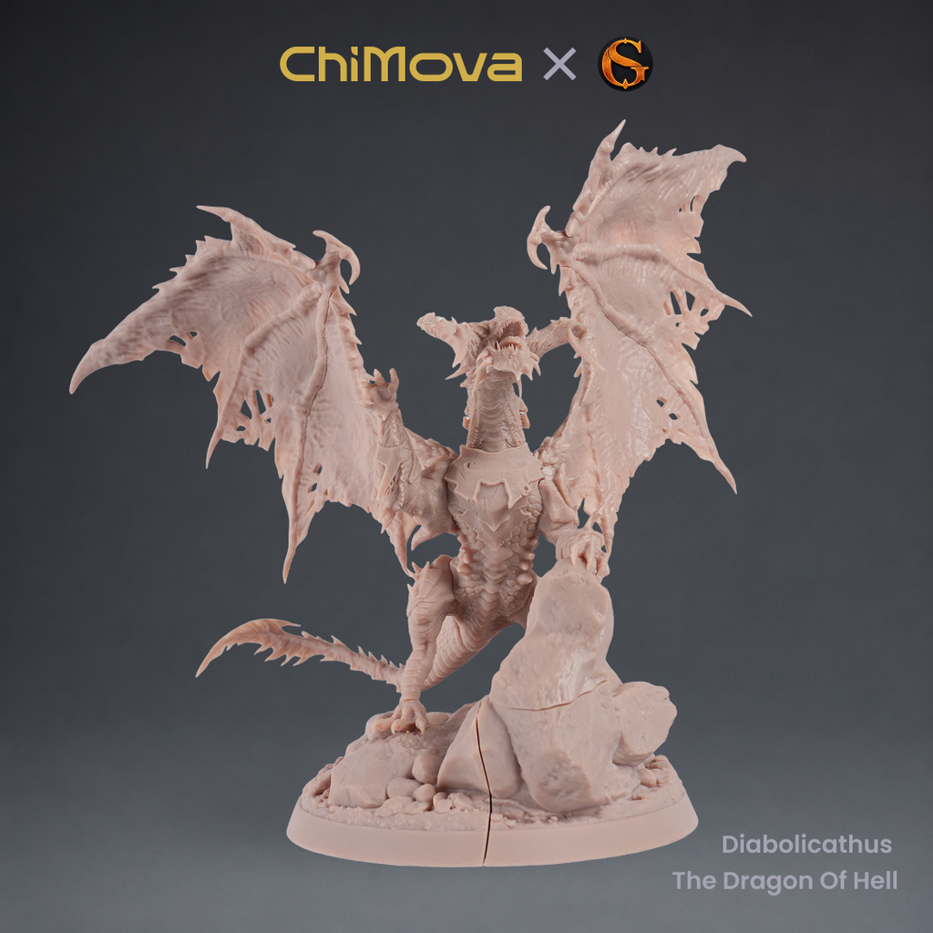 SolGood Creations: Diabolicathus, the Dragon of Hell