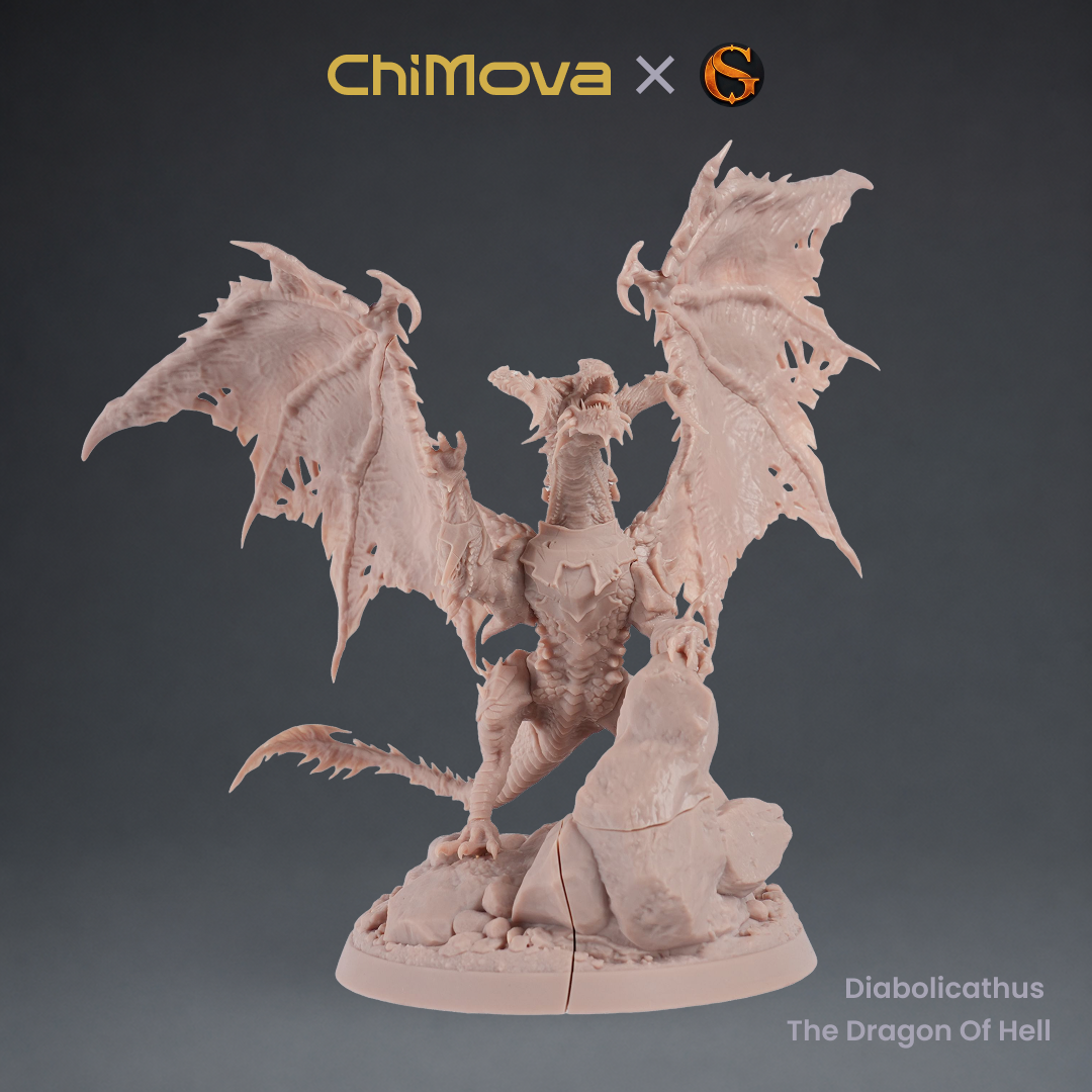 SolGood Creations: Diabolicathus, the Dragon of Hell