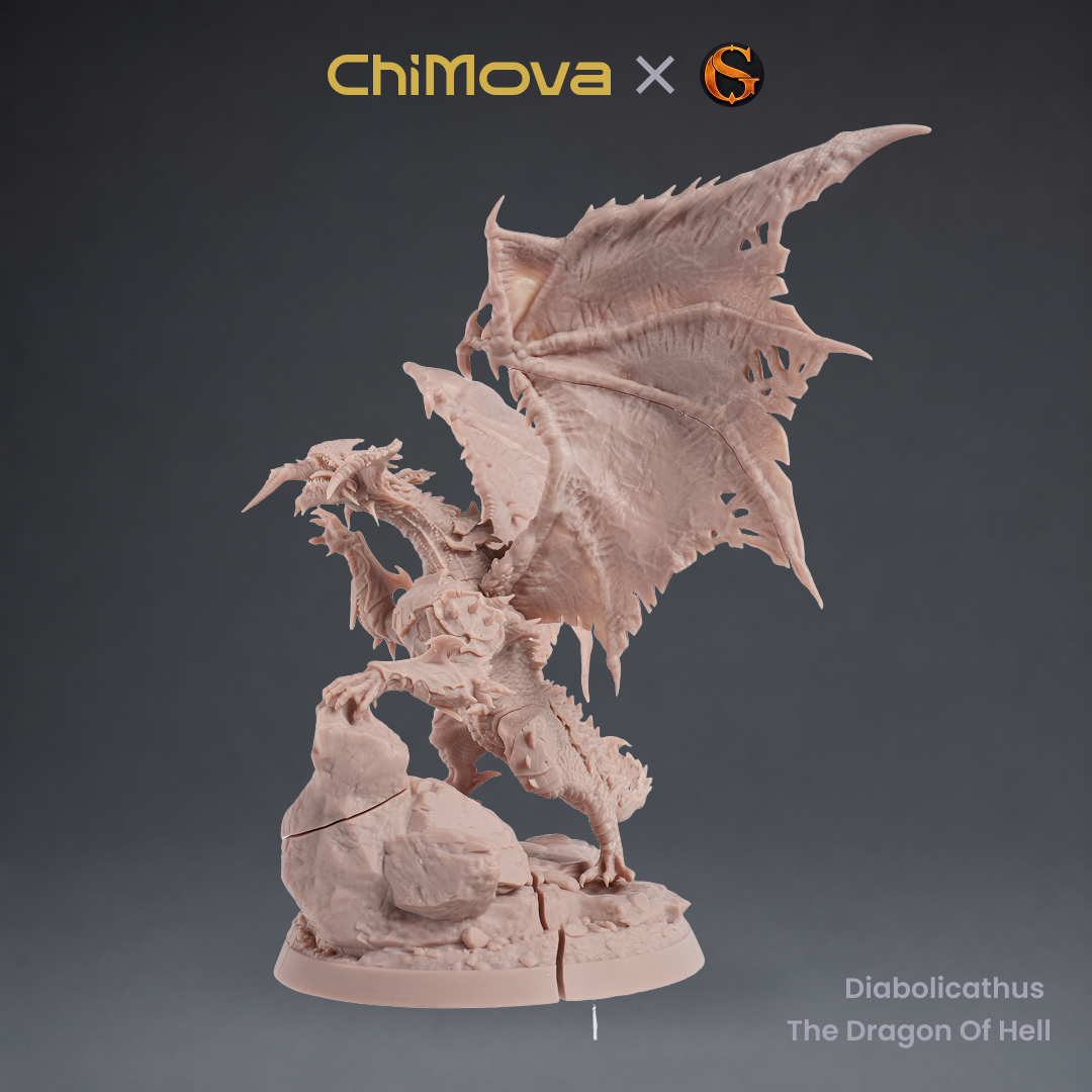 SolGood Creations: Diabolicathus, the Dragon of Hell