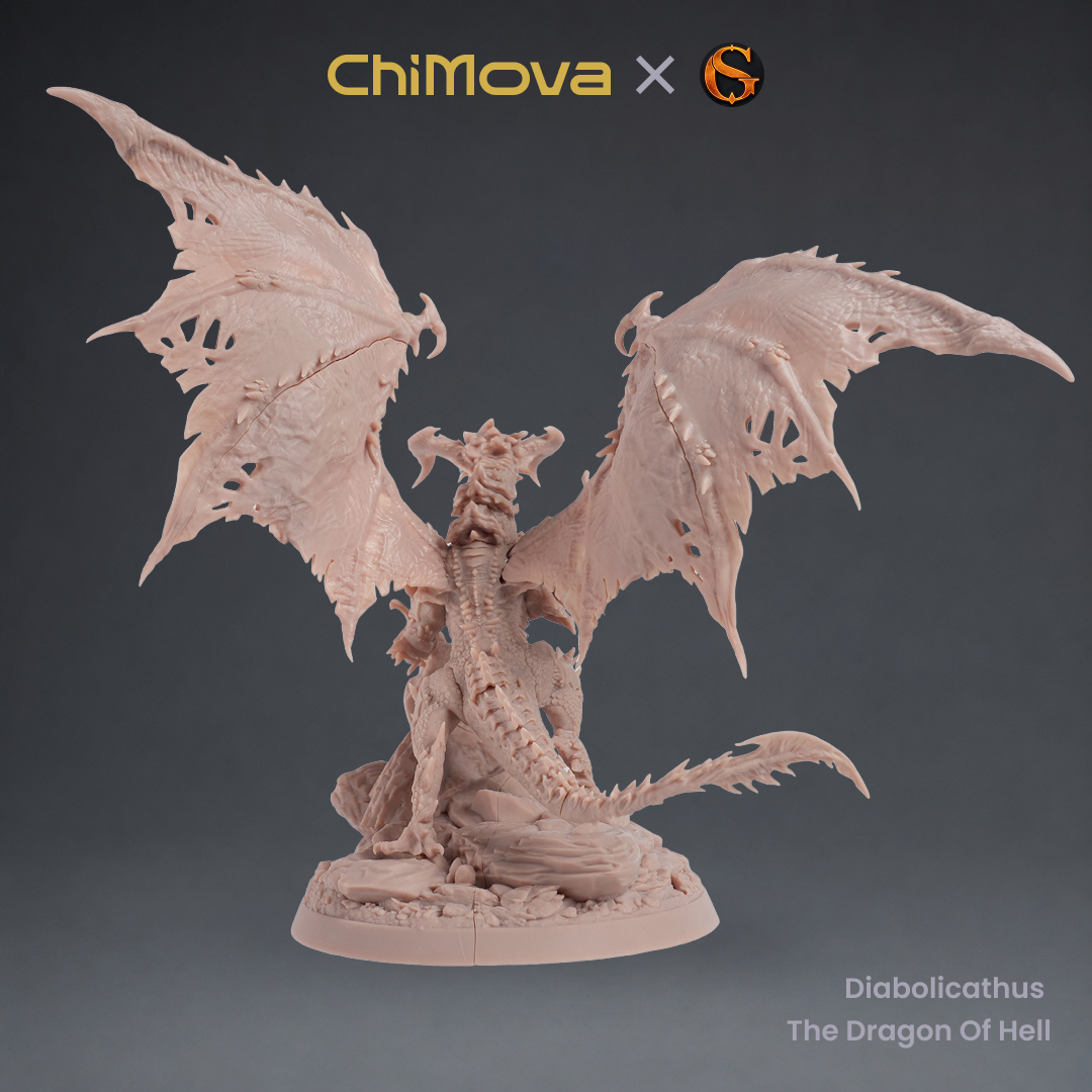 SolGood Creations: Diabolicathus, the Dragon of Hell