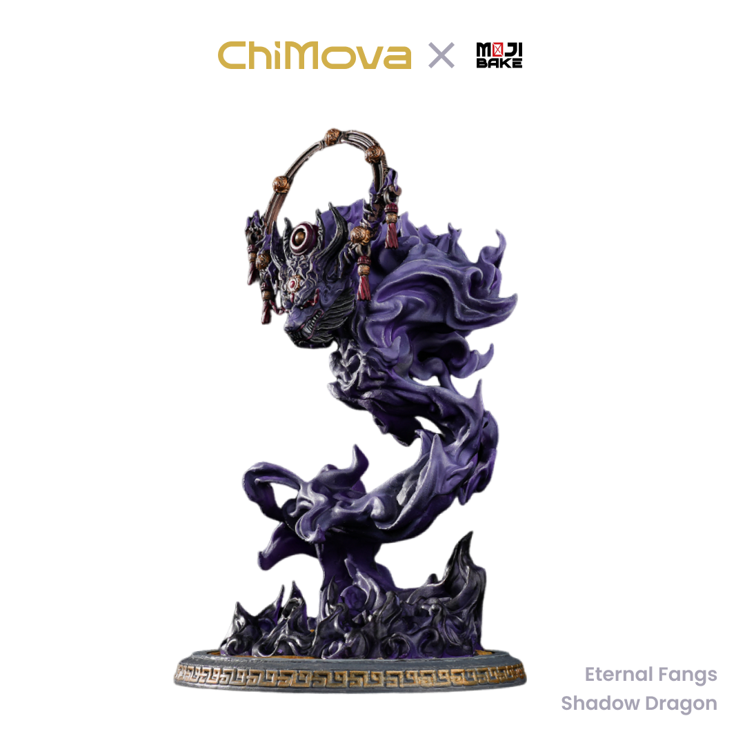 Mojibake Collectibles: Battle for Xiuyu: Eternal Fangs Shadow Beasts - Hand Painted Monster Miniature for TRPG & War Games