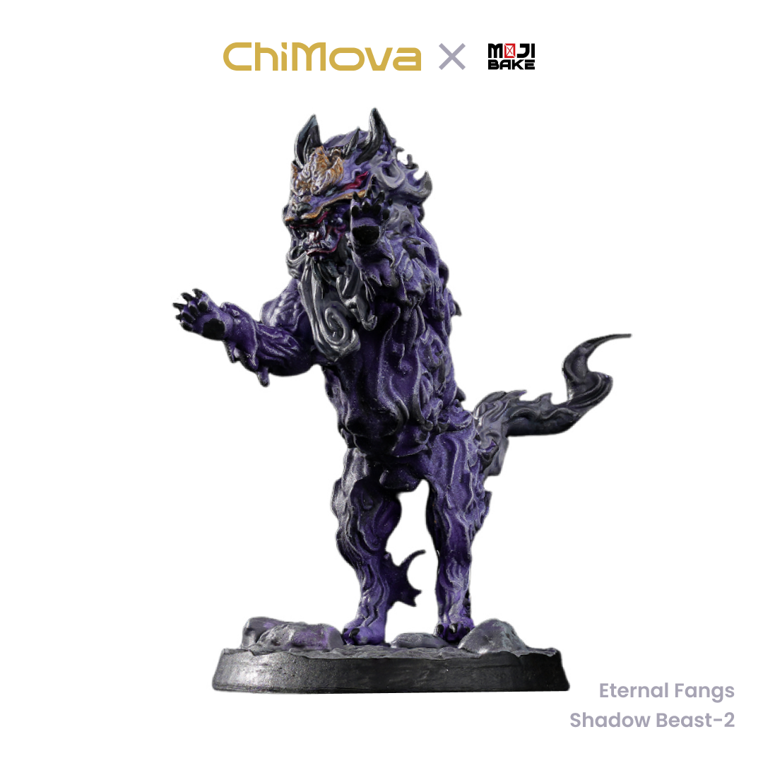 Mojibake Collectibles: Battle for Xiuyu: Eternal Fangs Shadow Beasts - Hand Painted Monster Miniature for TRPG & War Games
