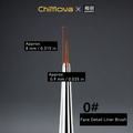 precision nylon detail brushes