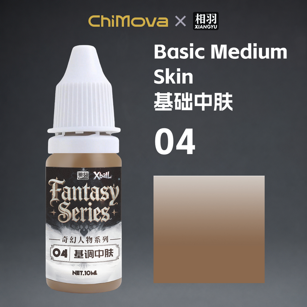 Water-Based Fantasy Skin Tone Paint Series for Miniatures, Gundam, Dioramas & Figure Painting