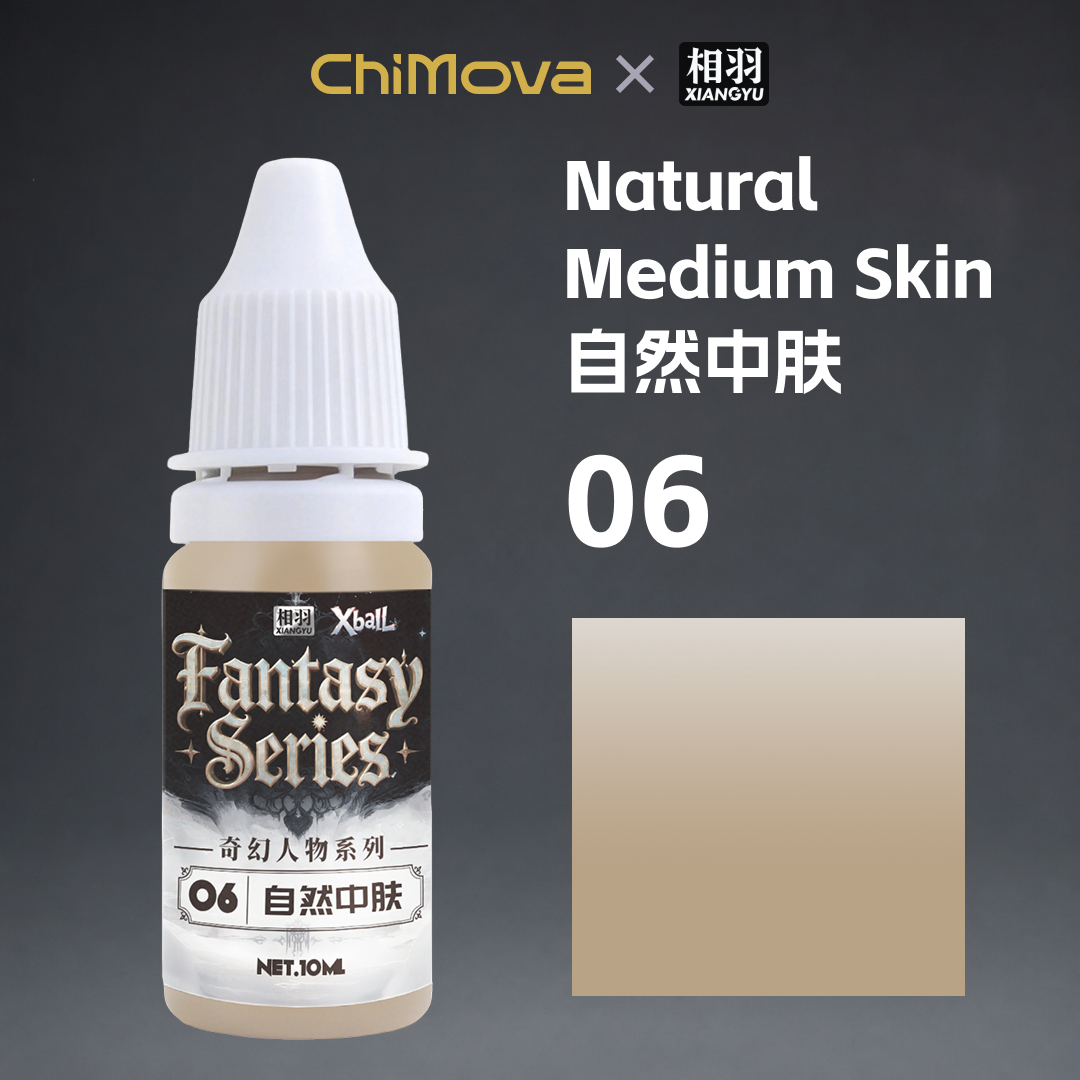 Water-Based Fantasy Skin Tone Paint Series for Miniatures, Gundam, Dioramas & Figure Painting