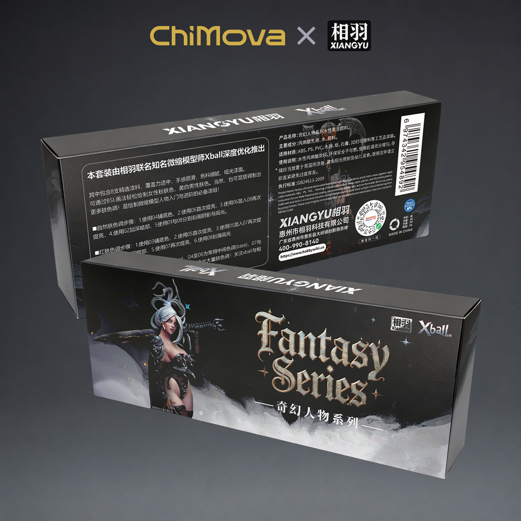 Water-Based Fantasy Skin Tone Paint Series for Miniatures, Gundam, Dioramas & Figure Painting