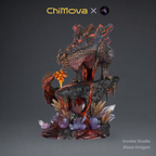 Invoke Studio: Blaze Dragon - Hand Painted