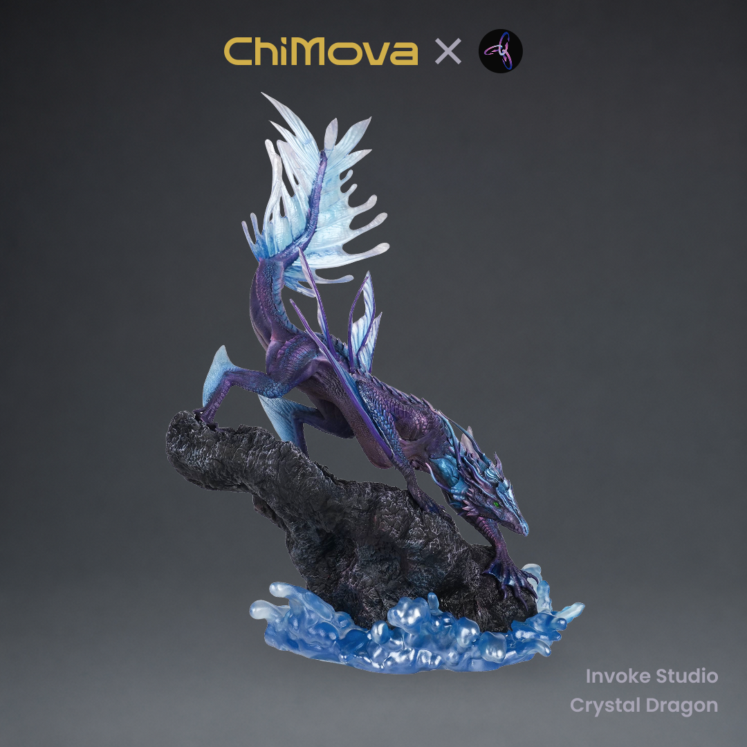 Invoke Studio: Crystal Dragon - Hand Painted