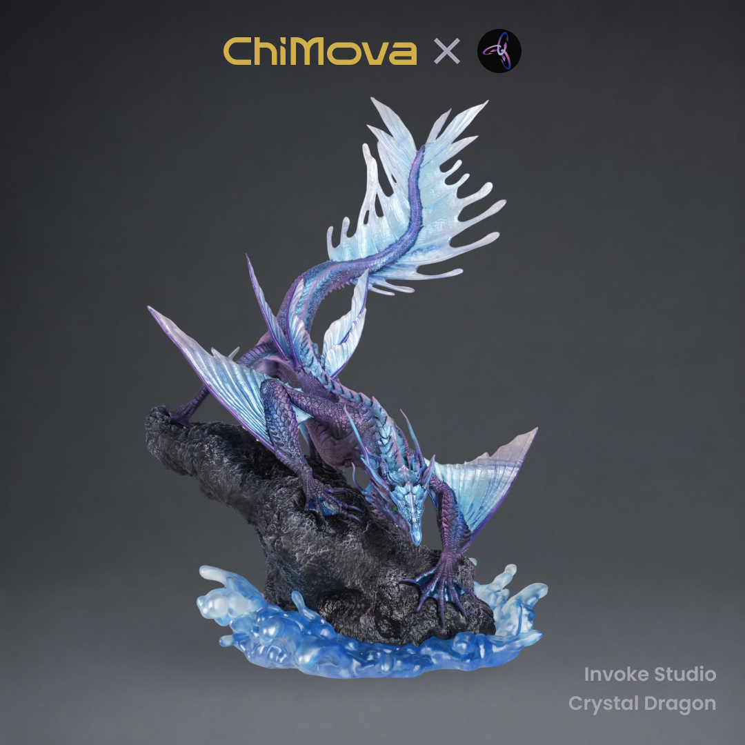 Invoke Studio: Crystal Dragon - Hand Painted