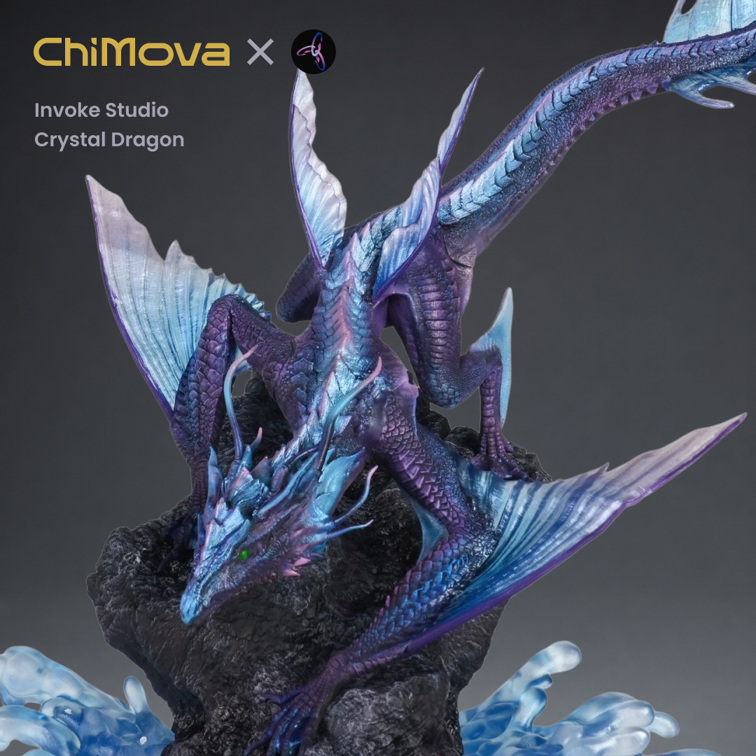 Invoke Studio: Crystal Dragon - Hand Painted