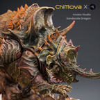 Invoke Studio: Sandscale Dragon - Hand Painted