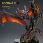 Invoke Studio: Screechfang Wyvern - Hand Painted