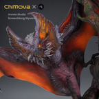 Invoke Studio: Screechfang Wyvern - Hand Painted