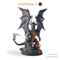 SolGood Creations Labarathrax the Slow Burn hand painted 75mm display model for DND tabletop gaming and collectors, view 1