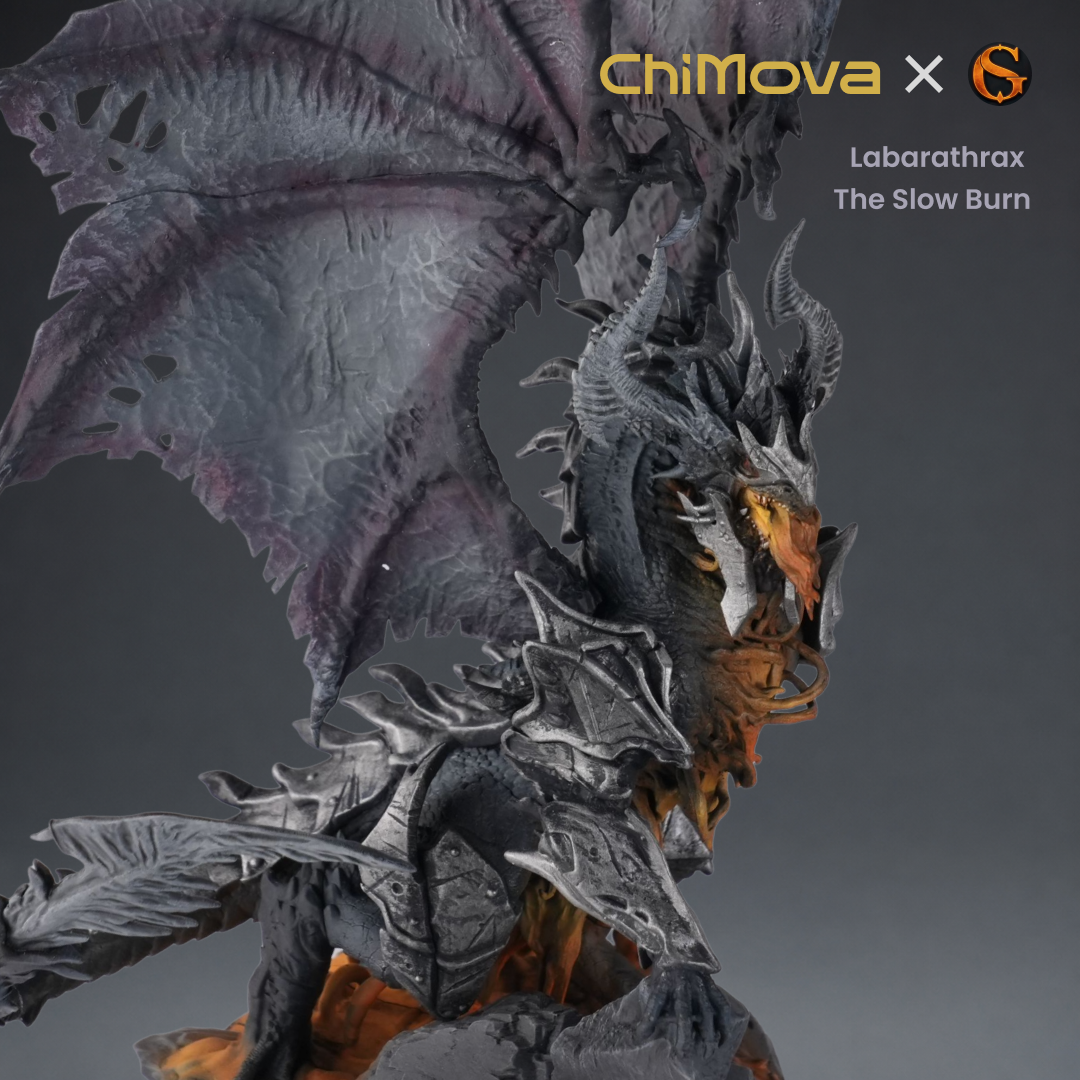 SolGood Creations: Labarathrax the Slow Burn - Hand Painted
