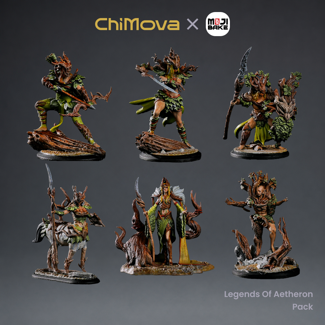 Mojibake Collectibles: Legends of Aetheron: Sylvan Elf Army Pack - Hand Painted