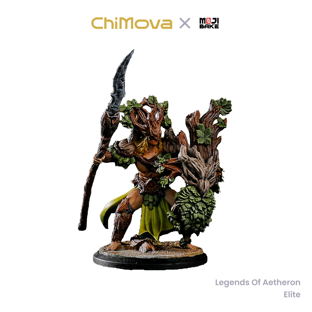Mojibake Collectibles Legends of Aetheron: Sylvan Elf Army Pack hand painted 32mm resin miniature set for DND tabletop gaming and collectors, view 3