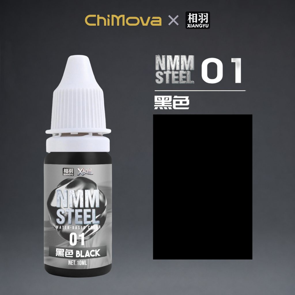 NMM Gold & Silver Series Water-Based Paints for Miniatures, Gundam, Dioramas & Figure Painting