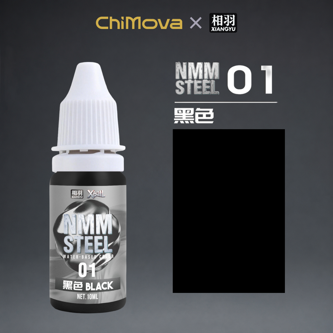 NMM Gold & Silver Series Water-Based Paints for Miniatures, Gundam, Dioramas & Figure Painting