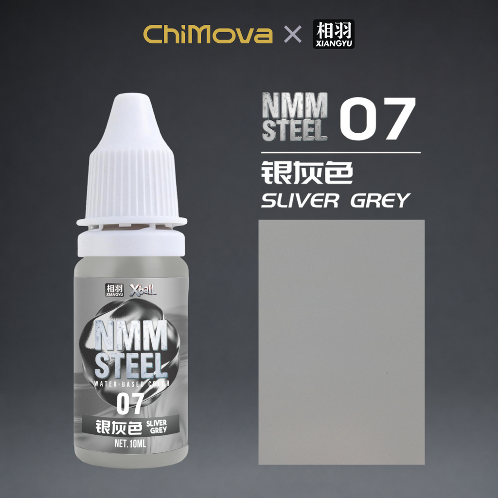 NMM Gold & Silver Series Water-Based Paints for Miniatures, Gundam, Dioramas & Figure Painting