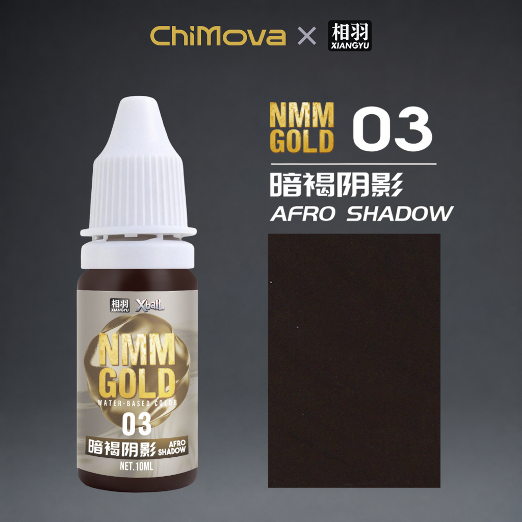 NMM Gold & Silver Series Water-Based Paints for Miniatures, Gundam, Dioramas & Figure Painting