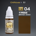 NMM Gold & Silver Series Water-Based Paints for Miniatures, Gundam, Dioramas & Figure Painting