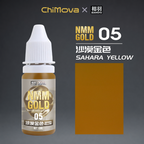 NMM Gold & Silver Series Water-Based Paints for Miniatures, Gundam, Dioramas & Figure Painting