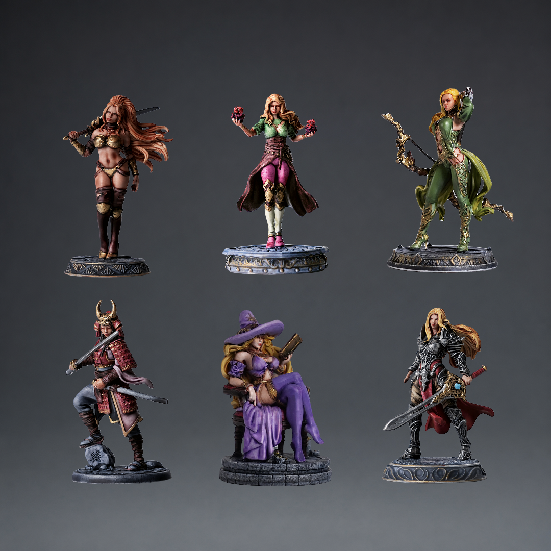 SolGood Creations: Fantastic Ladies DND Pack - Hand Painted