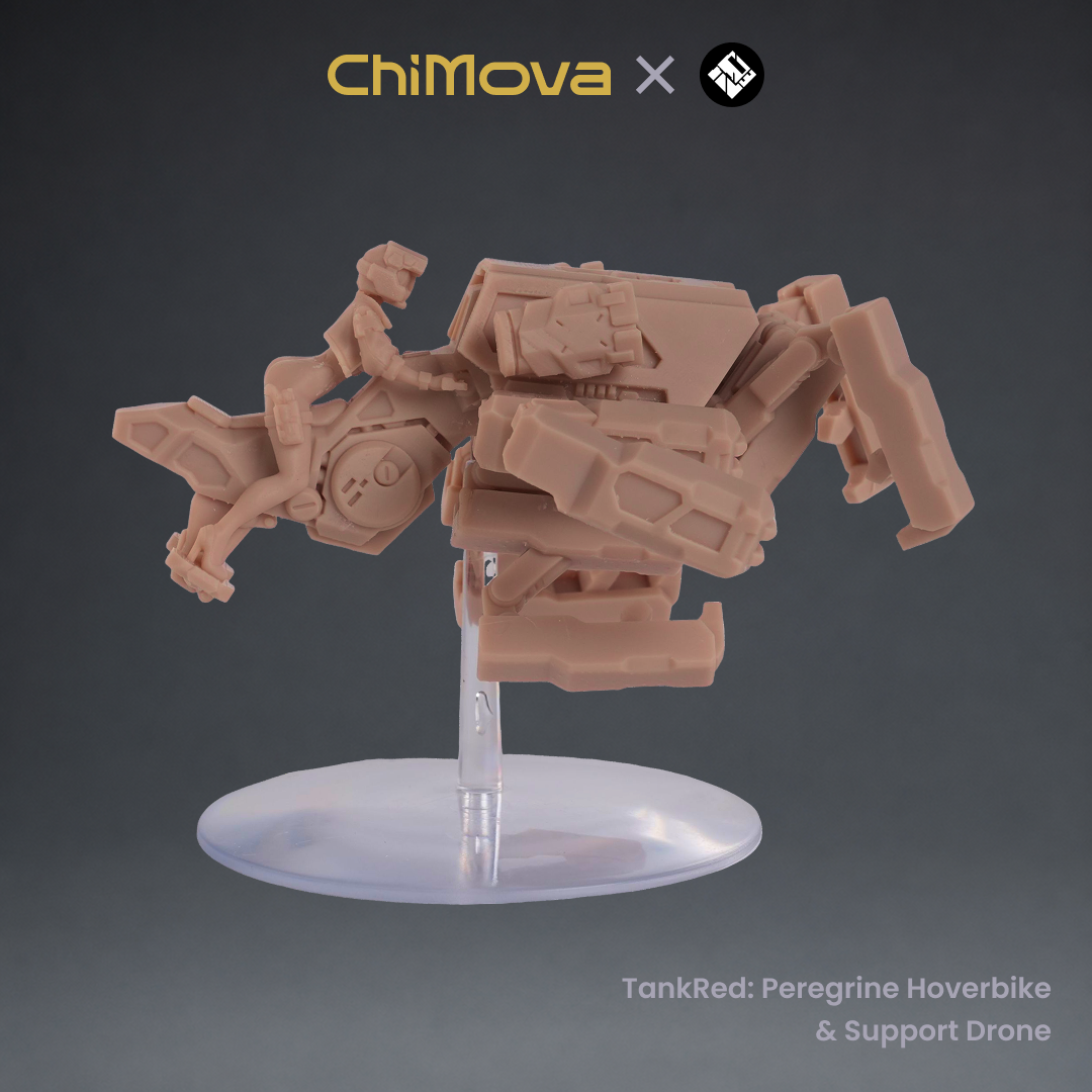 TankRed: Peregrine Hoverbike & Support Drone