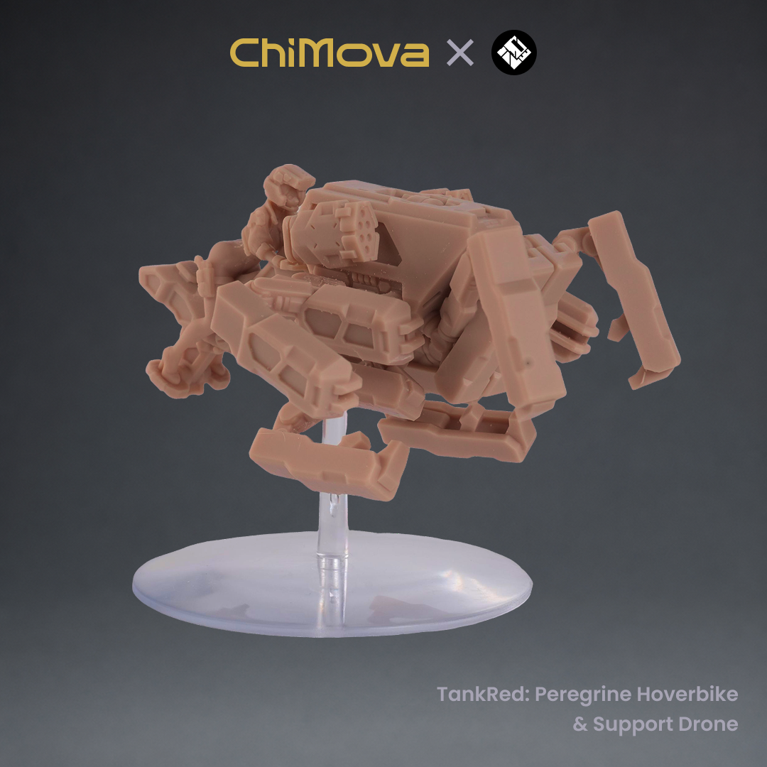 TankRed: Peregrine Hoverbike & Support Drone