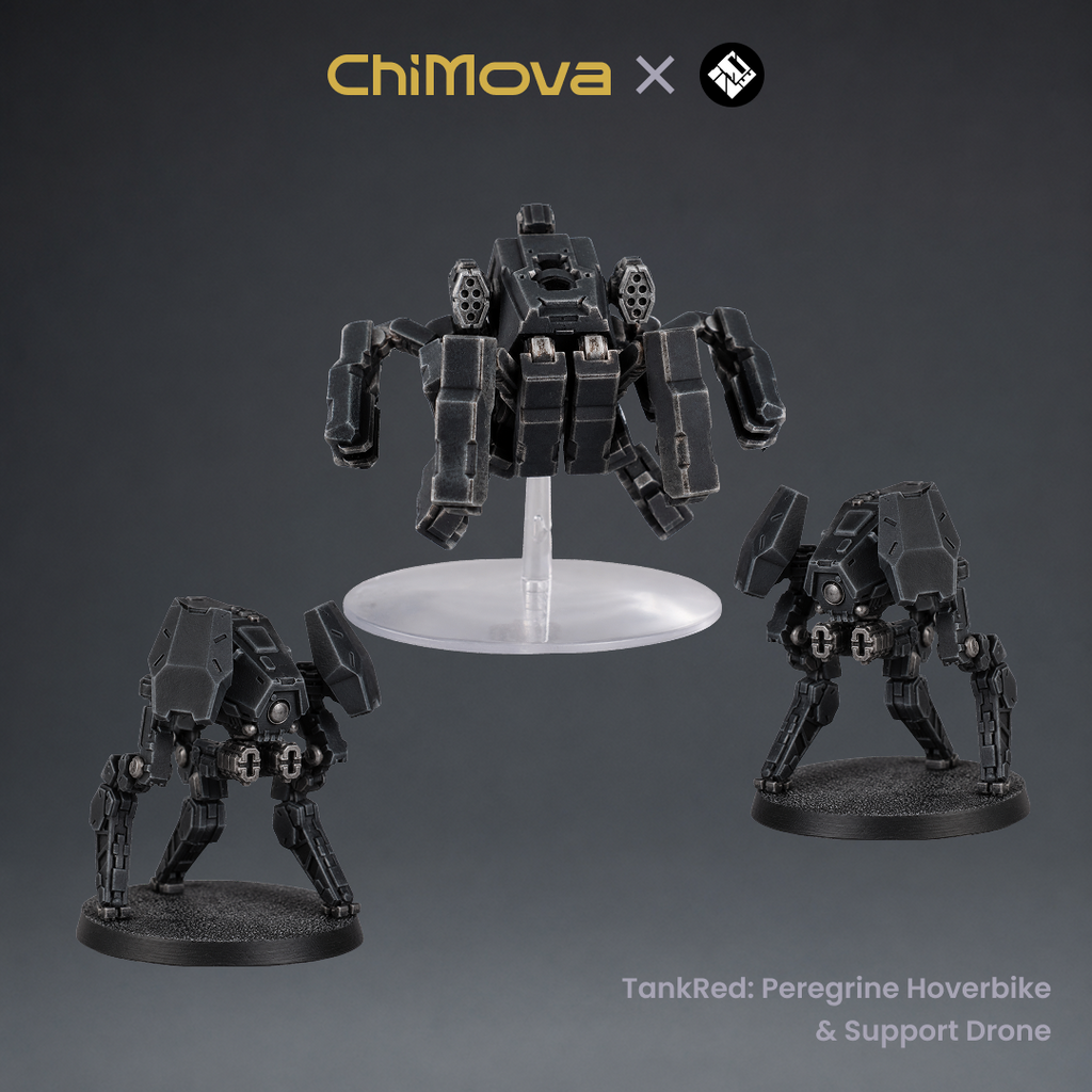 TankRed: Peregrine Hoverbike & Support Drone