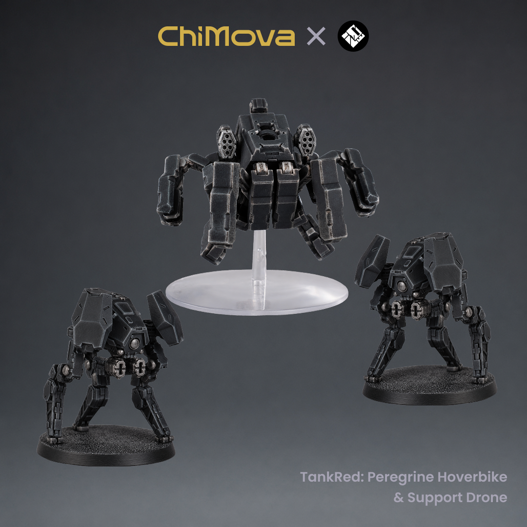 TankRed: Peregrine Hoverbike & Support Drone