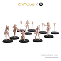 TankRed: Sniper Team & Drone Operator - Unpainted Resin Miniature Set for DND & TRPG product image 6