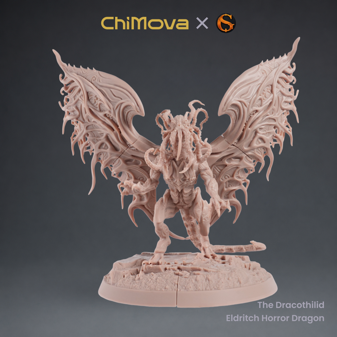 SolGood Creations: The Dracothilid, Eldritch Horror Dragon