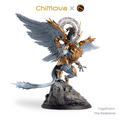 SolGood Creations Tugathanx the Redeemer hand painted resin miniature for DND tabletop gaming and collectors, view 1