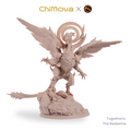SolGood Creations Tugathanx the Redeemer unpainted resin miniature for DND tabletop gaming and collectors, view 1