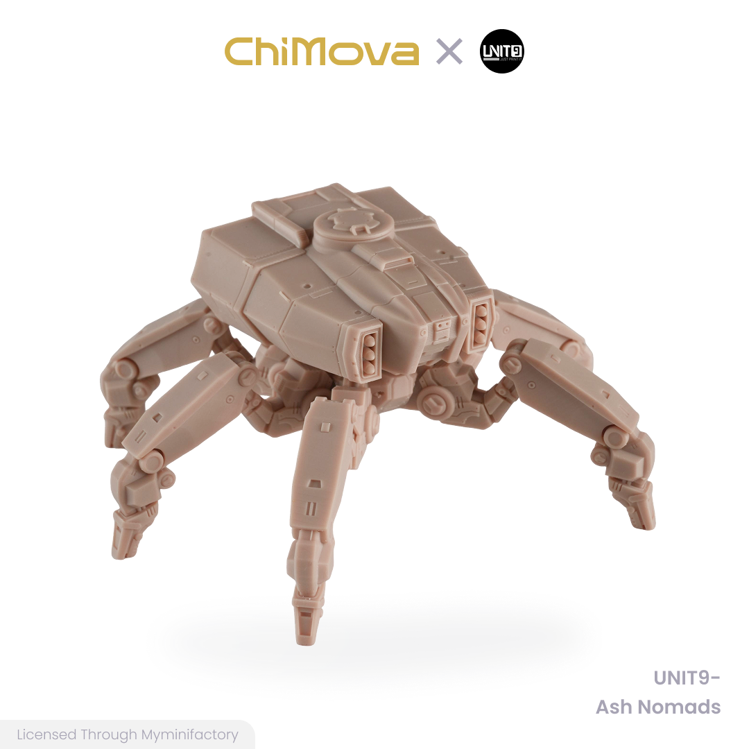 UNIT9 The Zero Ash Nomads unpainted 32mm resin miniature set for DND tabletop gaming and collectors, view 3
