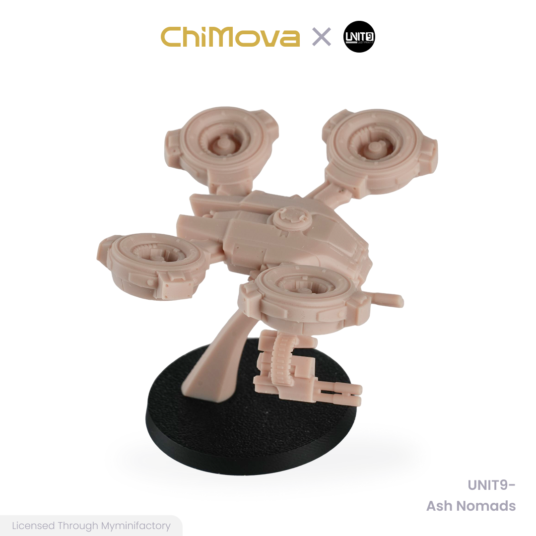 UNIT9 The Zero Ash Nomads unpainted 32mm resin miniature set for DND tabletop gaming and collectors, view 6