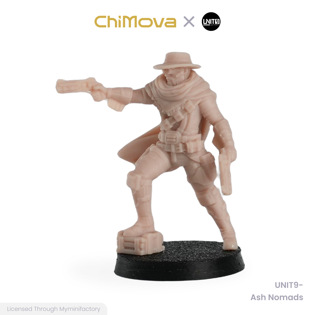 UNIT9 The Zero Ash Nomads unpainted 32mm resin miniature set for DND tabletop gaming and collectors, view 18