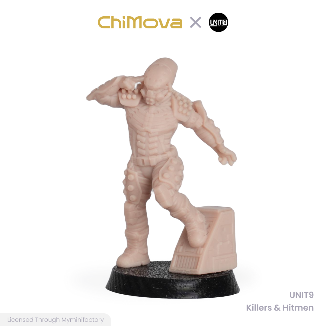 UNIT9: Killers & Hitmen - Unpainted 32mm Resin Miniature Set for War Games