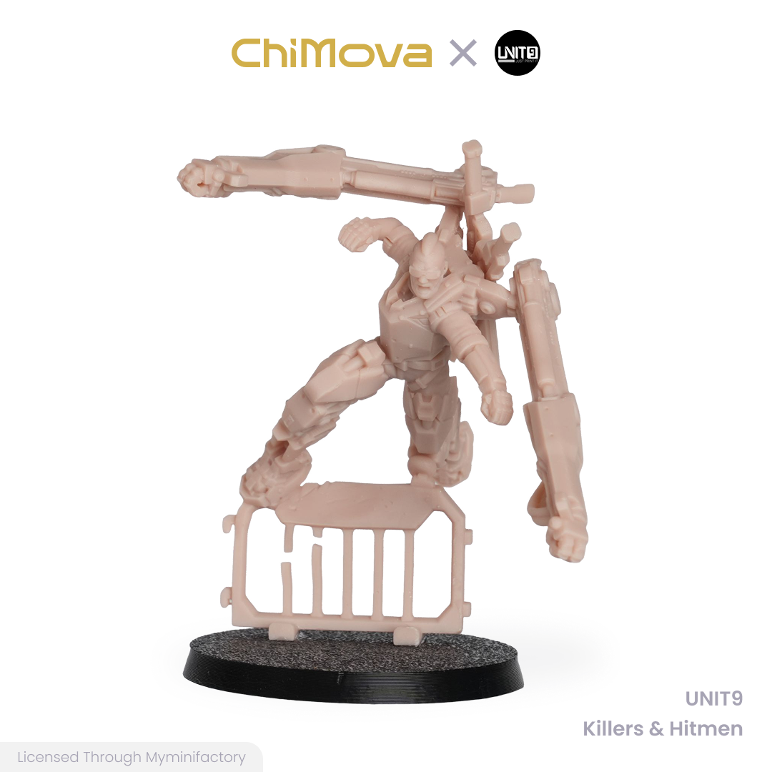 UNIT9: Killers & Hitmen - Unpainted 32mm Resin Miniature Set for War Games