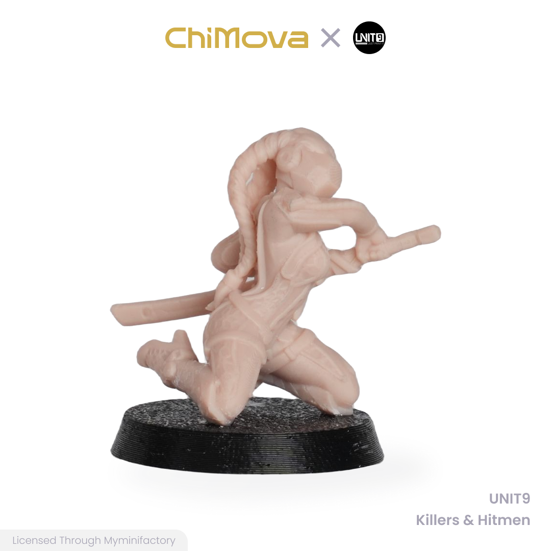 UNIT9: Killers & Hitmen - Unpainted 32mm Resin Miniature Set for War Games