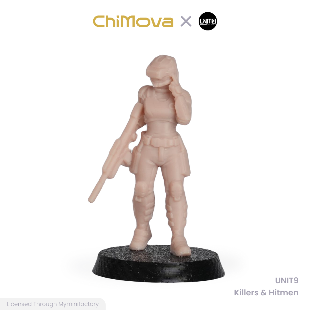 UNIT9: Killers & Hitmen - Unpainted 32mm Resin Miniature Set for War Games