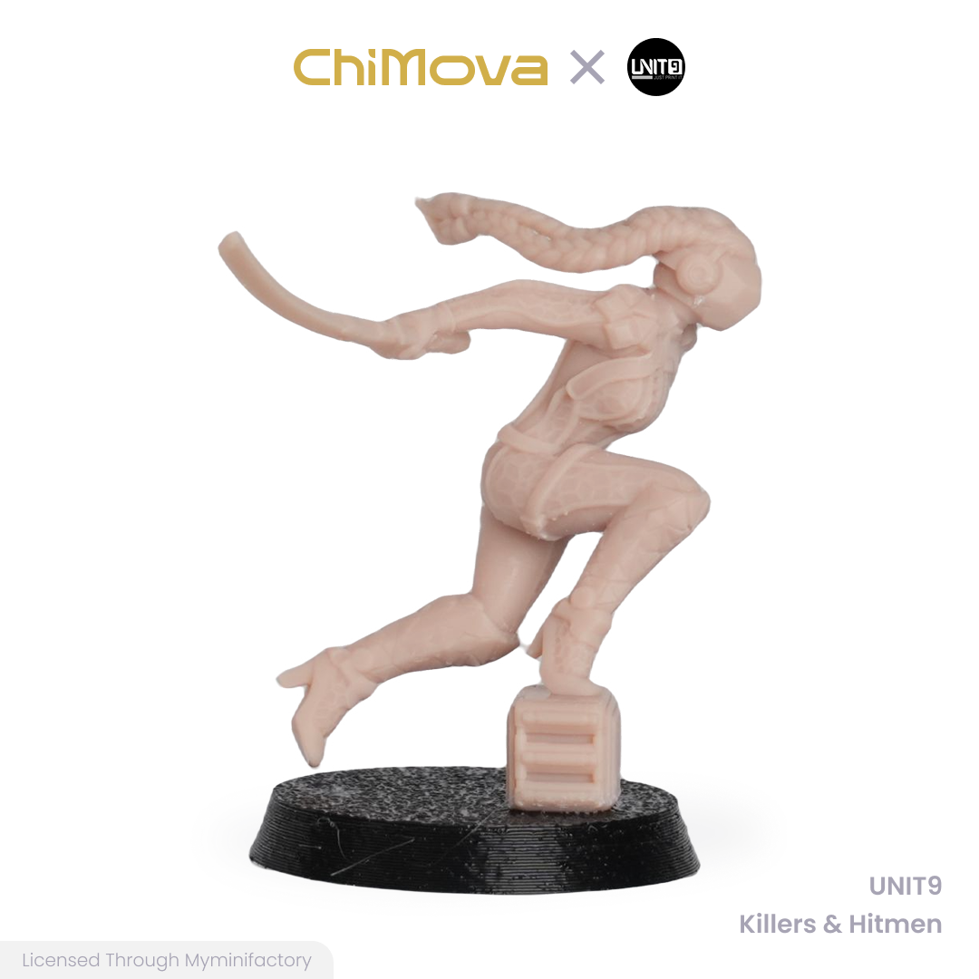 UNIT9: Killers & Hitmen - Unpainted 32mm Resin Miniature Set for War Games