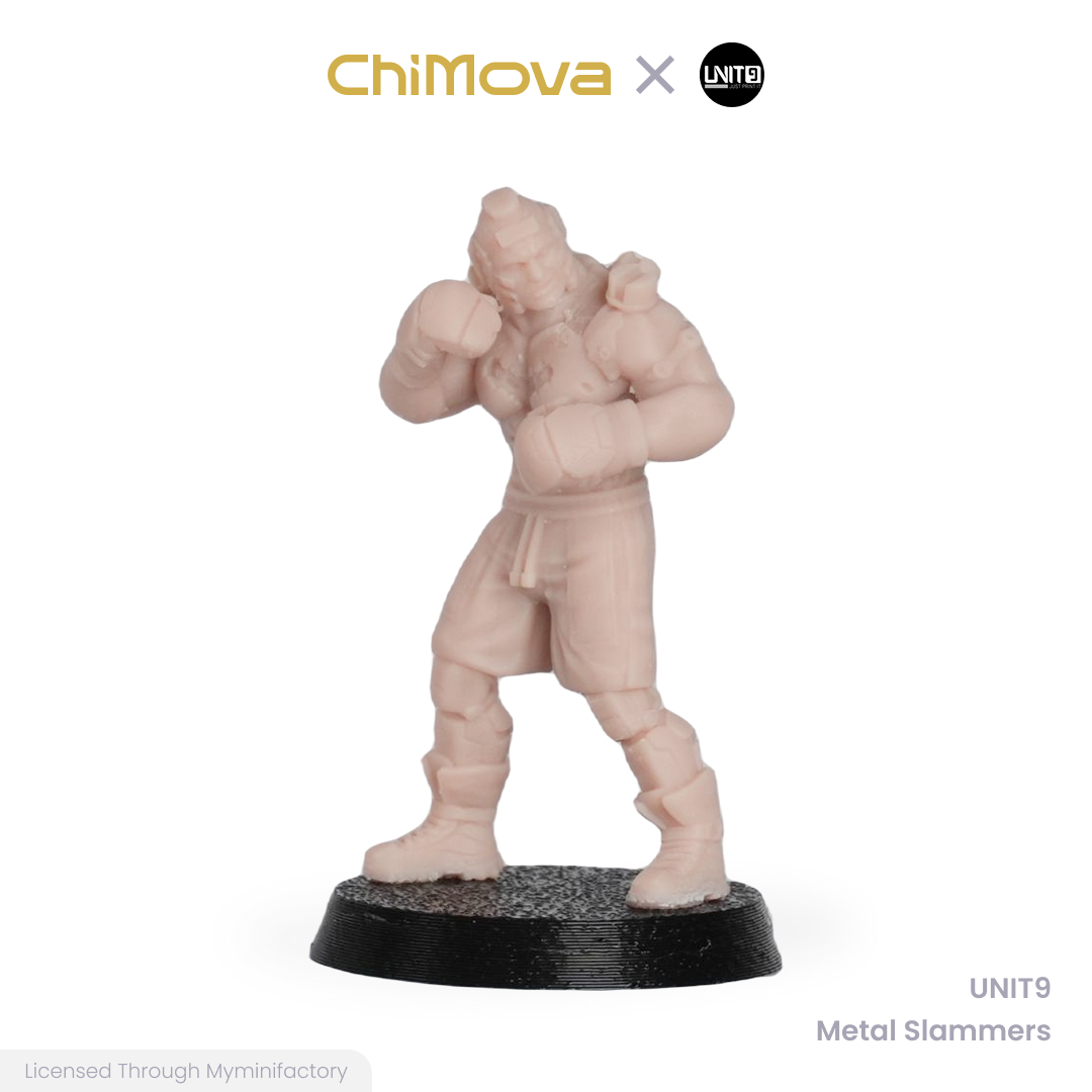 UNIT9: Metal Slammers - Unpainted 32mm Resin Miniature Set for War Games