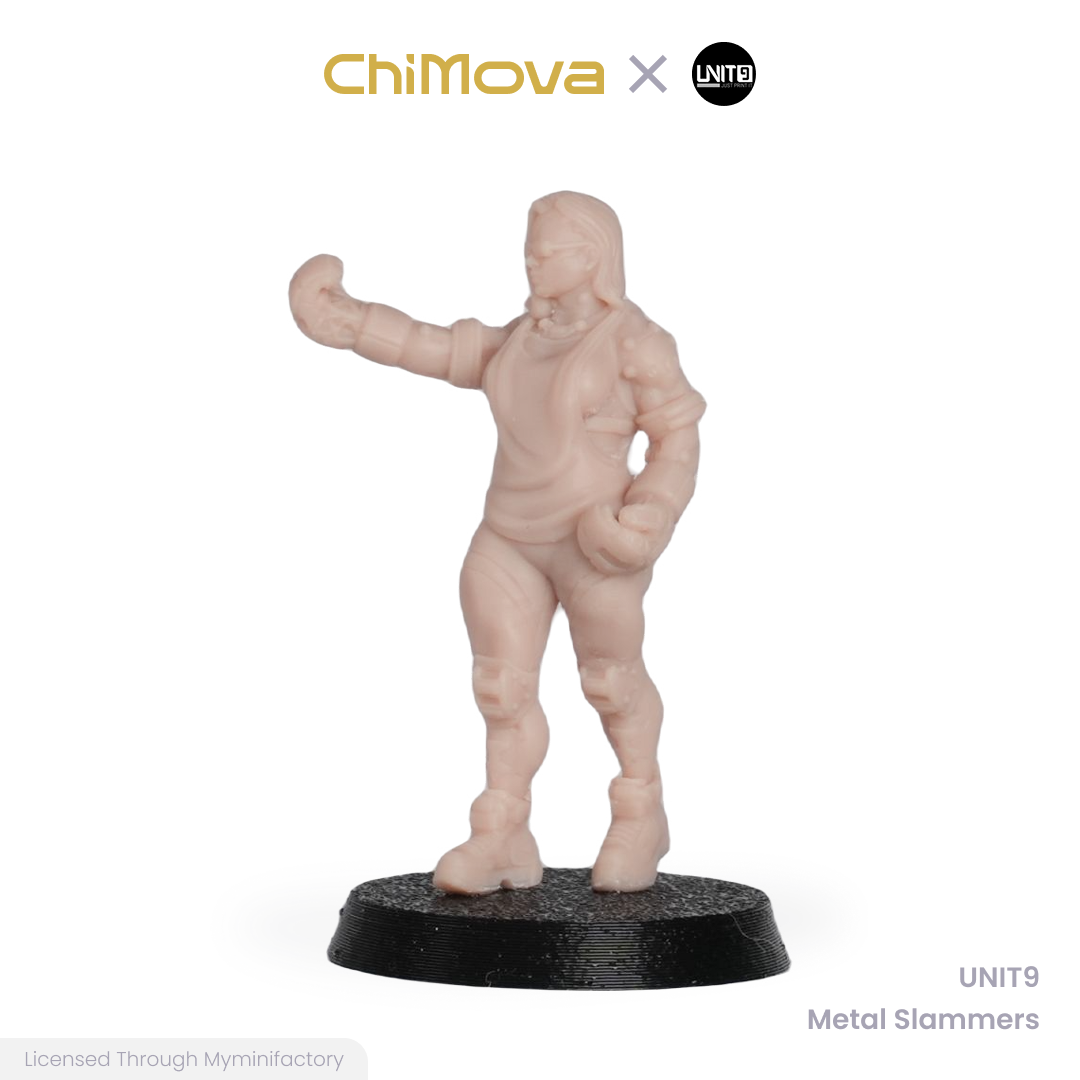 UNIT9: Metal Slammers - Unpainted 32mm Resin Miniature Set for War Games