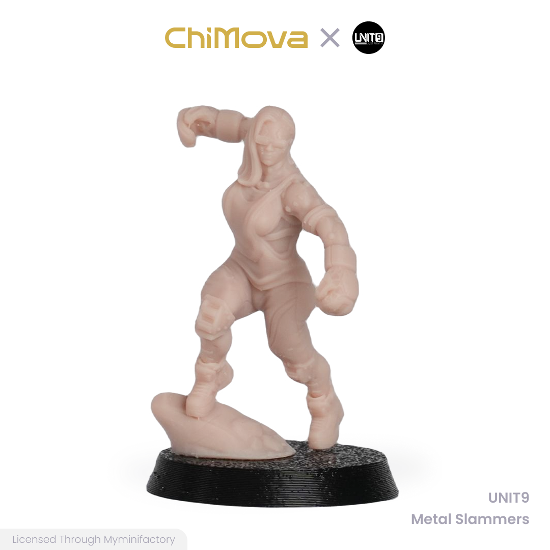 UNIT9: Metal Slammers - Unpainted 32mm Resin Miniature Set for War Games