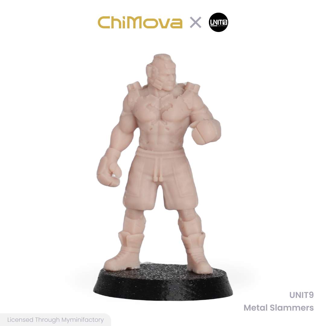 UNIT9: Metal Slammers - Unpainted 32mm Resin Miniature Set for War Games
